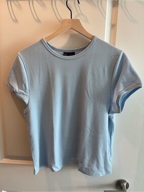 GAP Pale Blue Waffle Baby T-shirt